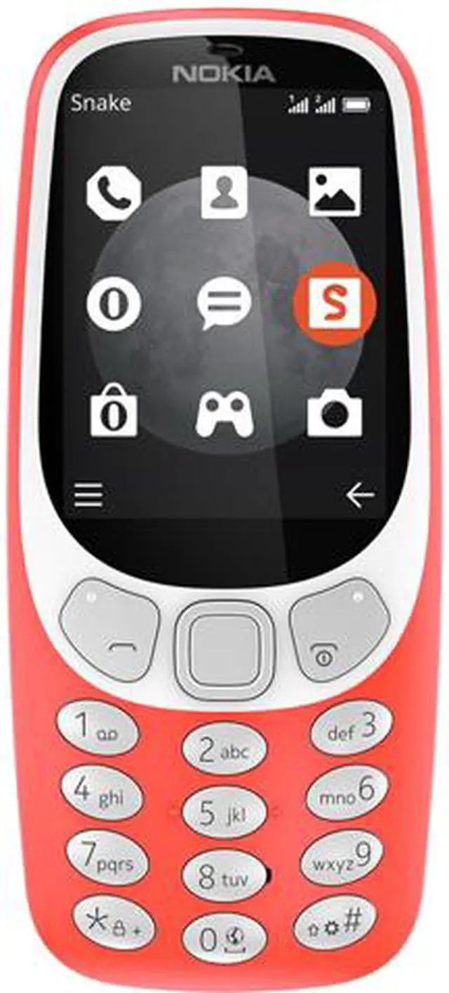 Main image of Nokia 3310 TA-1036 3G Unlocked GSM Android Phone - (Certified Refurbished) 2.4" Warm Red