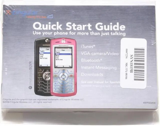 Alt view image 8 of 10 - Motorola SLVR L7 MP3 / Video Player Camera Bluetooth Unlocked GSM Cell Phone 1.9" Black