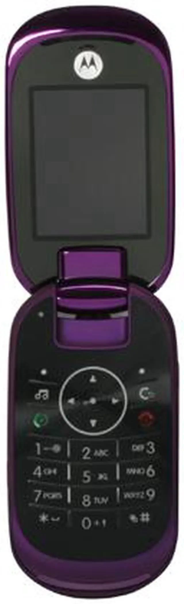 Alt view image 9 of 16 - Motorola U9 Purple unlocked GSM cell phone with 7 hours talk time - OEM