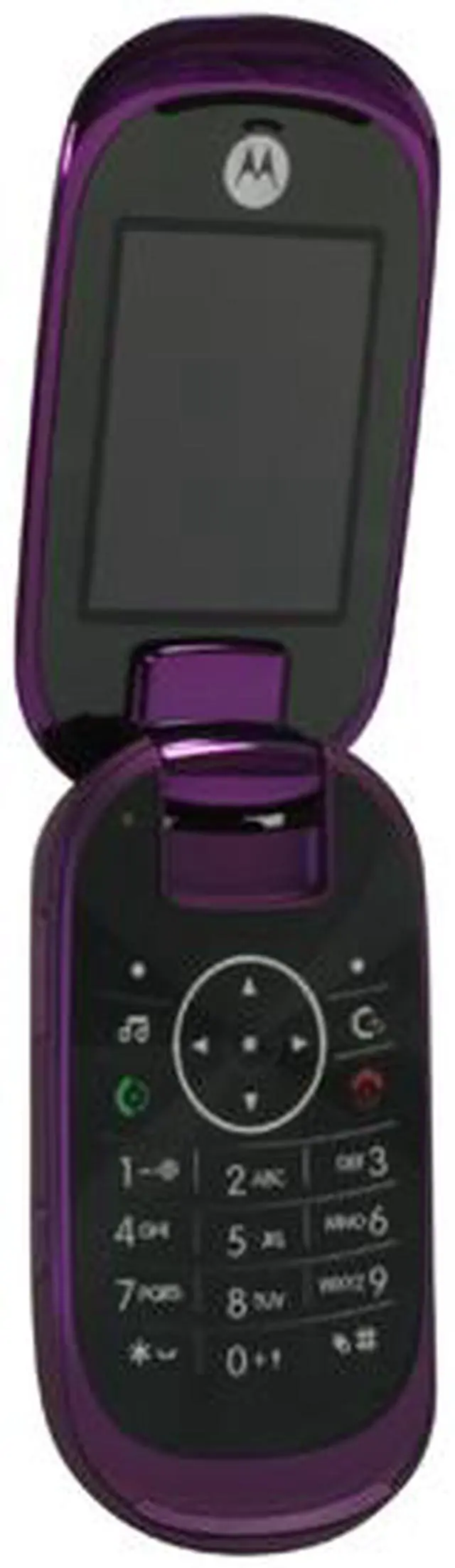Alt view image 10 of 16 - Motorola U9 Purple unlocked GSM cell phone with 7 hours talk time - OEM