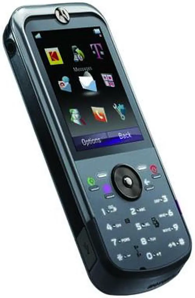 Alt view image 4 of 7 - Motorola Zine ZN5 Kodak 5.0 MP Camera Unlock Cell Phone 2.4" Black