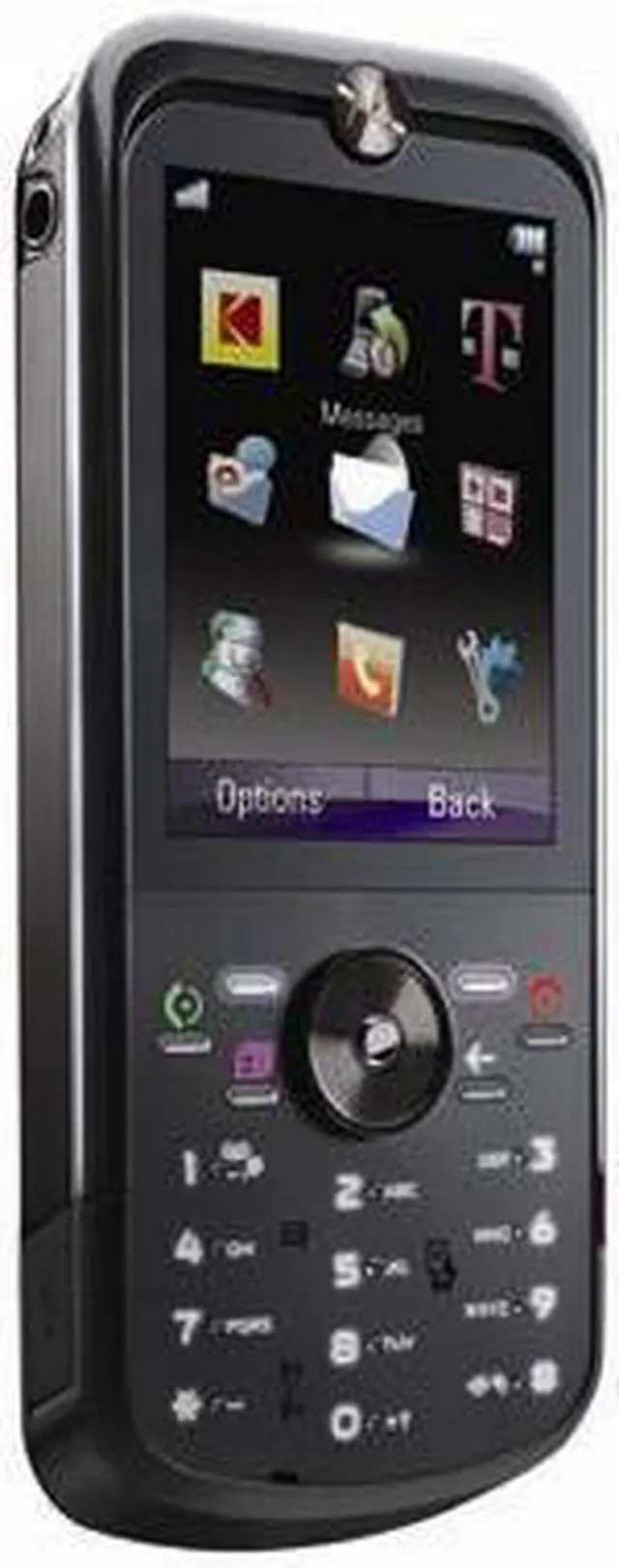 Alt view image 3 of 7 - Motorola Zine ZN5 Kodak 5.0 MP Camera Unlock Cell Phone 2.4" Black