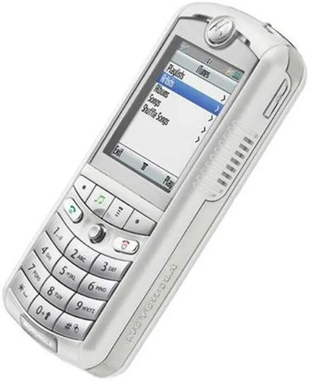 Alt view image 3 of 4 - MOTOROLA ROKR E1 White Unlocked Cell Phone with no Manufacturer warranty - OEM