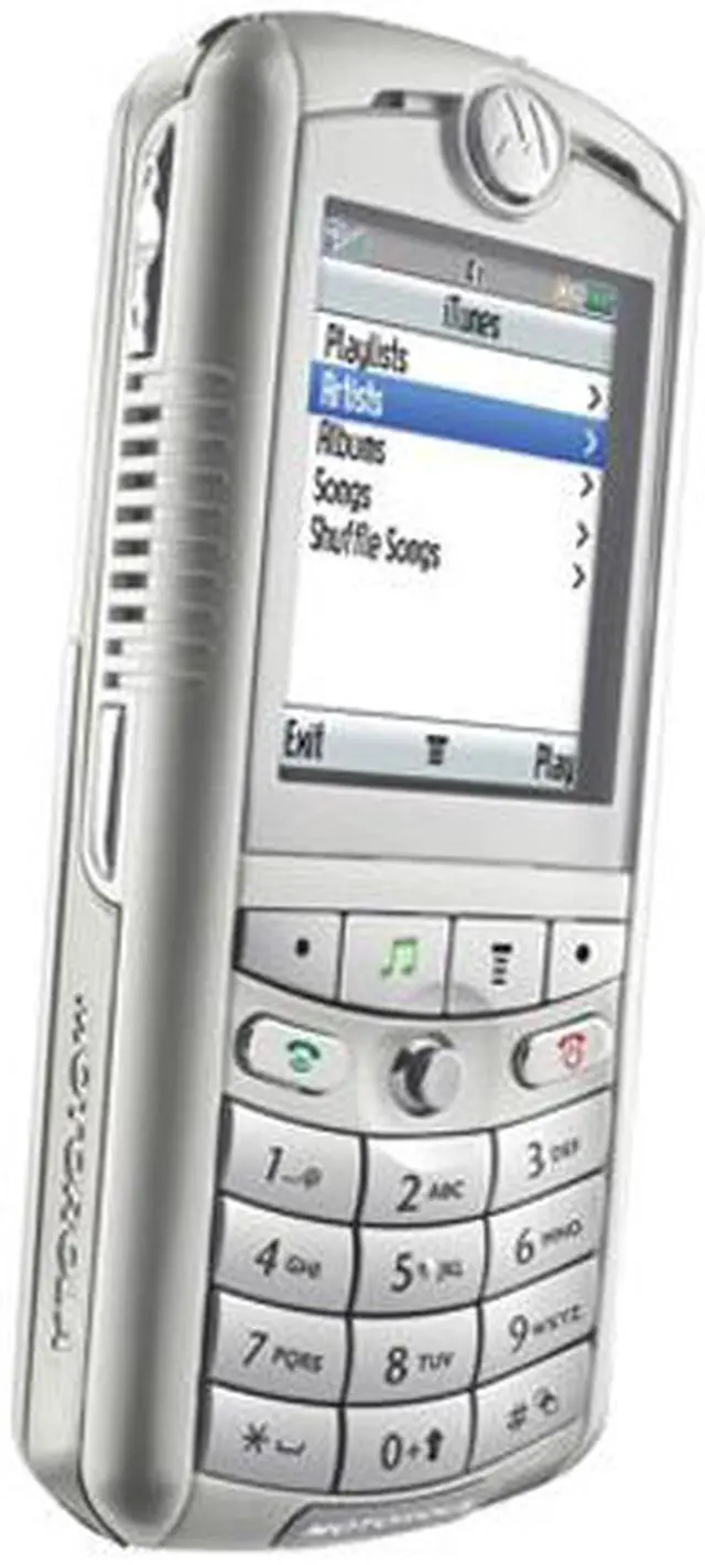 Alt view image 2 of 4 - MOTOROLA ROKR E1 White Unlocked Cell Phone with no Manufacturer warranty - OEM