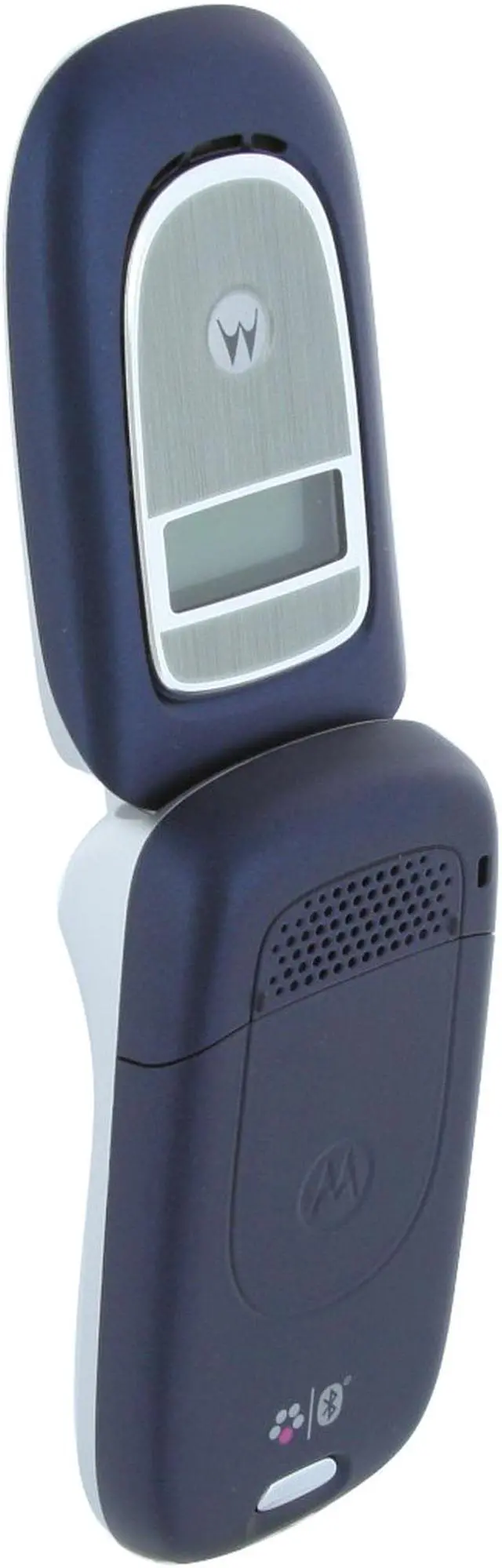 Alt view image 4 of 10 - Motorola V195 Blue Unlocked GSM flip phone with Bluetooth - OEM