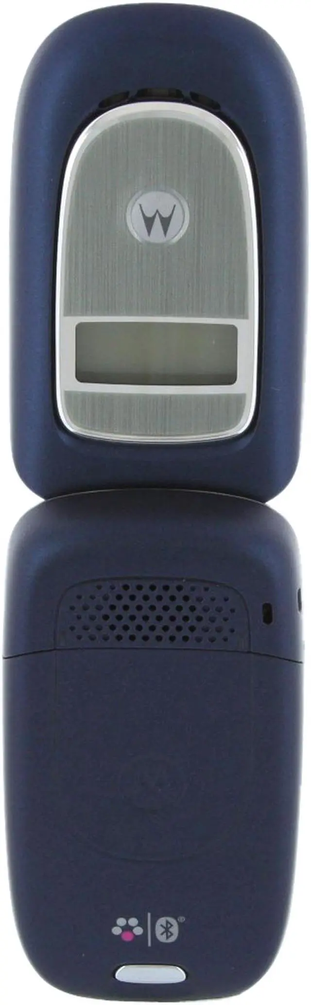 Alt view image 5 of 10 - Motorola V195 Blue Unlocked GSM flip phone with Bluetooth - OEM