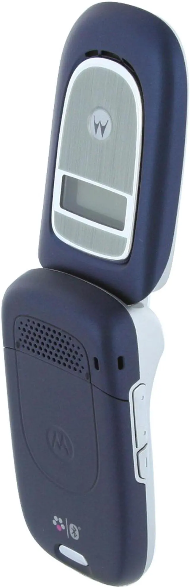 Alt view image 6 of 10 - Motorola V195 Blue Unlocked GSM flip phone with Bluetooth - OEM