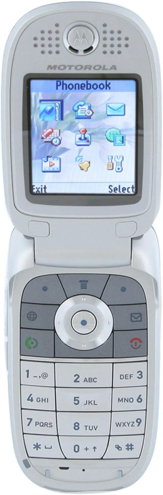 Alt view image 9 of 10 - Motorola V195 Blue Unlocked GSM flip phone with Bluetooth - OEM