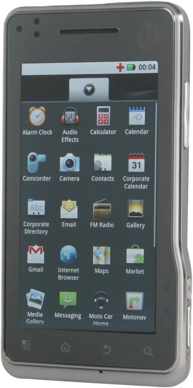 Alt view image 2 of 7 - Motorola Milestone Blue Unlocked GSM Smart Phone w/ 8MP Camera/ Android 2.1/ WiFi GPS
