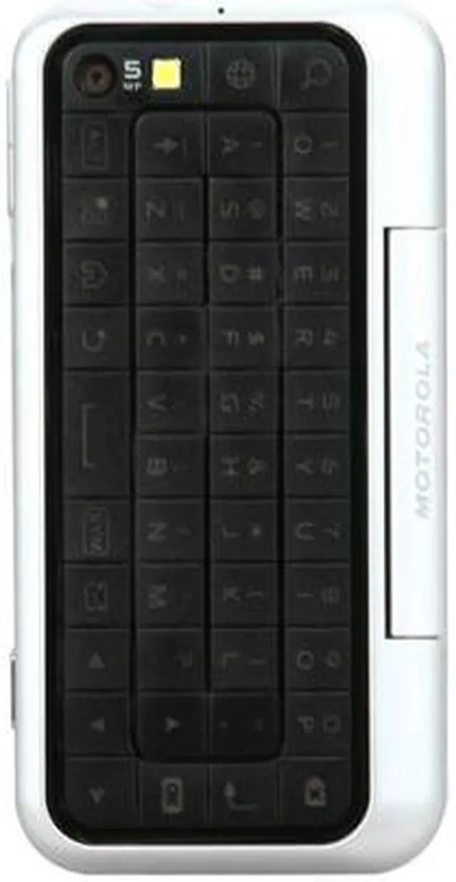 Alt view image 5 of 9 - Motorola BACKFLIP Black 3G Unlocked GSM Smart Phone w/ 3.1" Touch Screen / Full QWERTY Keyboard (BACKFLIP) - OEM
