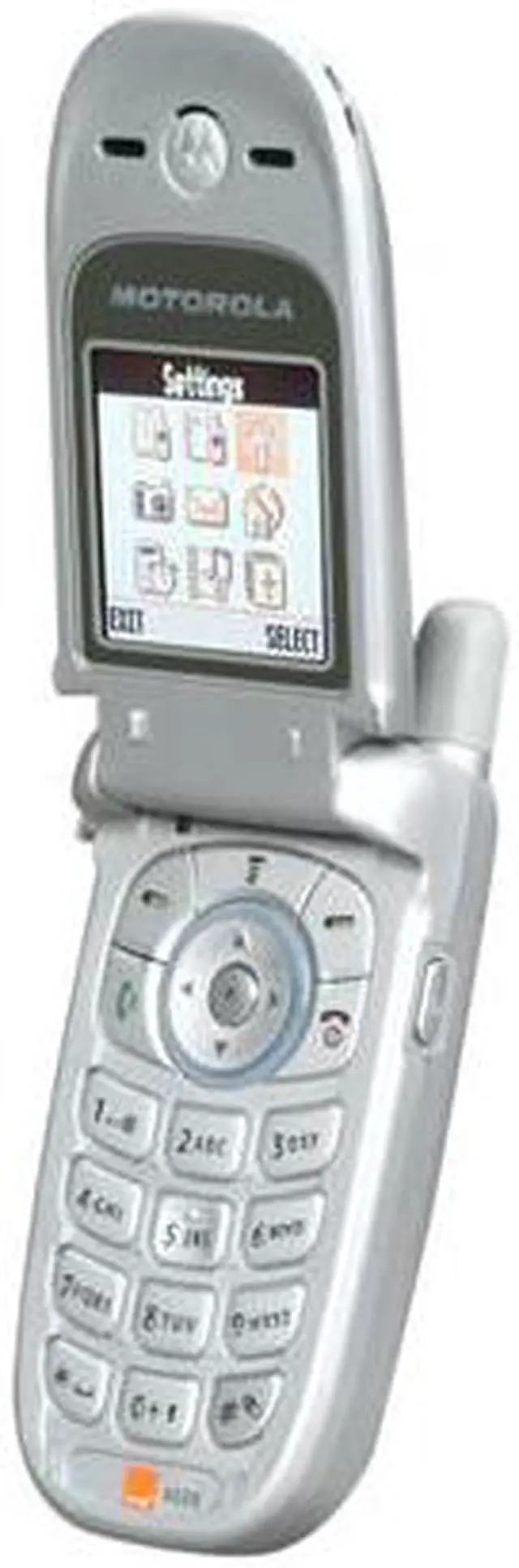 Alt view image 3 of 7 - Motorola V220 Unlocked GSM Flip Phone with MP3 Ringtone Support Silver