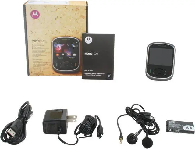 Alt view image 5 of 5 - Motorola Karma QA1 Unlocked GSM Slider Phone with Full QWERTY Keyboard 2.5" Black/Gray