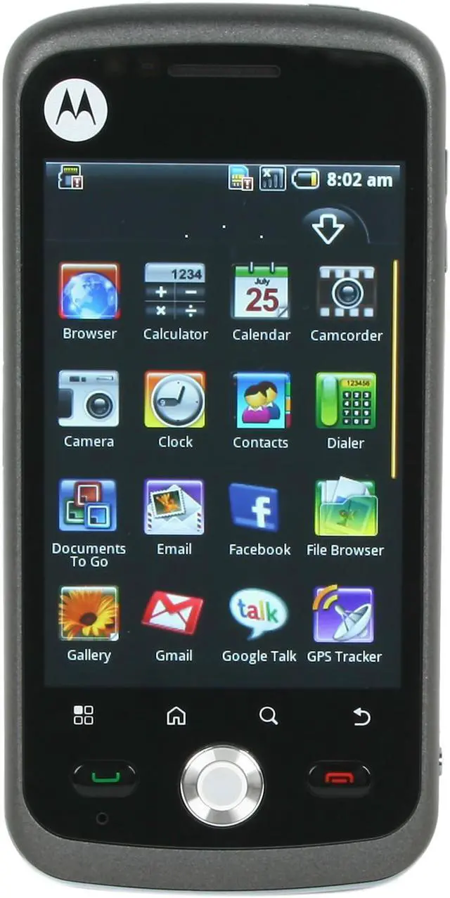 Main image of Motorola Quench XT3 Unlocked GSM Smart Phone with Android OS 3.2" Dark Gray