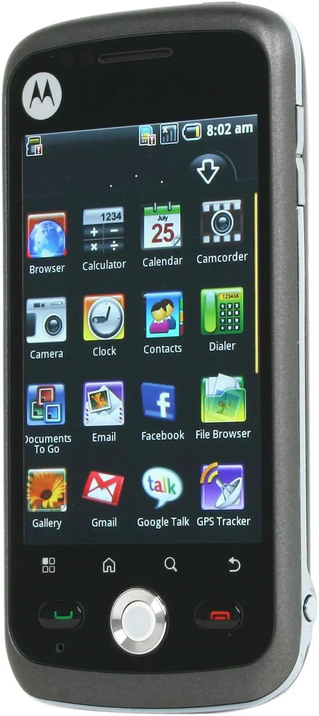 Alt view image 2 of 6 - Motorola Quench XT3 Unlocked GSM Smart Phone with Android OS 3.2" Dark Gray