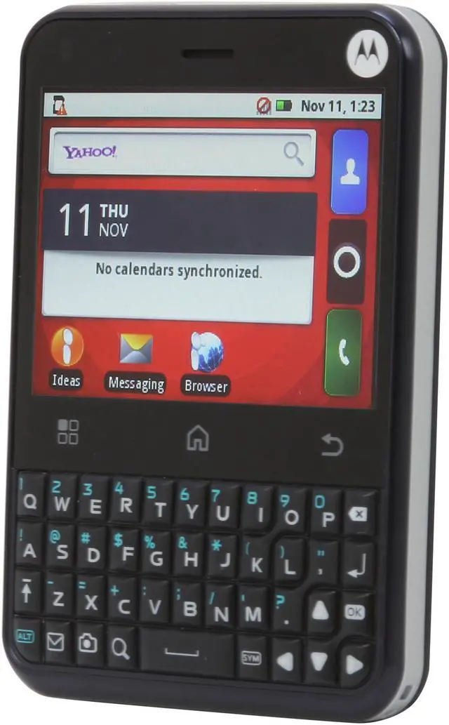 Alt view image 2 of 8 - Motorola CHARM MB502 Blue 3G Unlocked GSM Phone w/ Android 2.1 / 3 MP Camera / Wi-Fi (MB502)