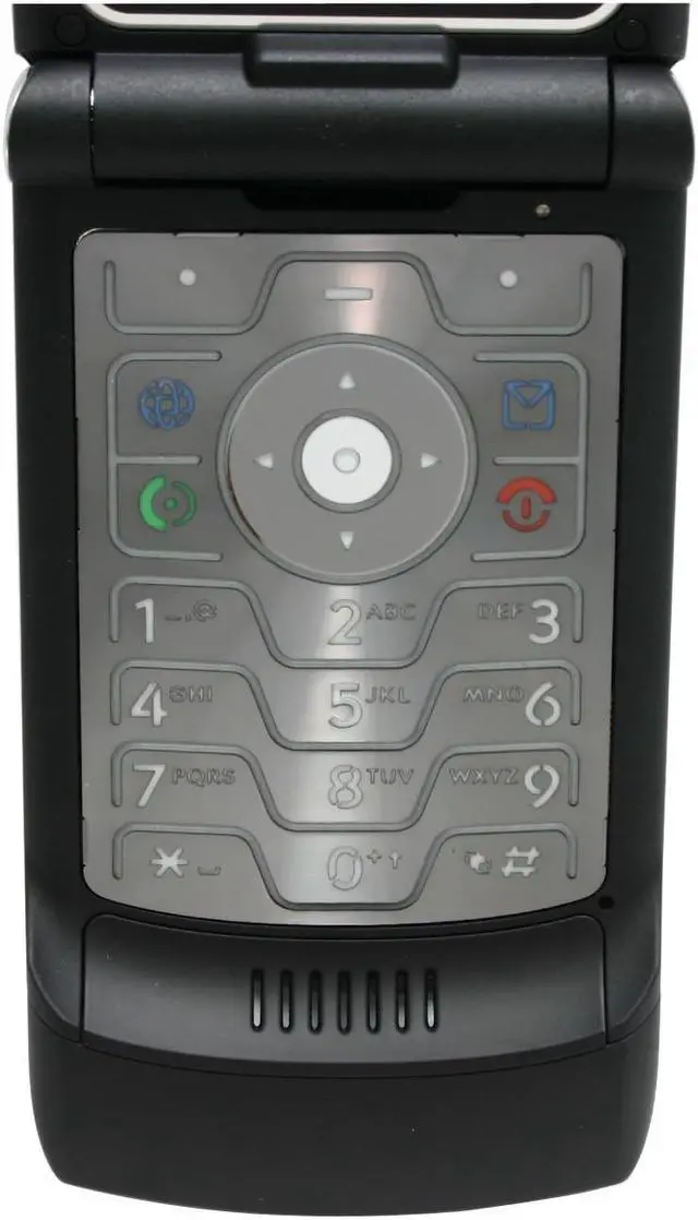 Alt view image 5 of 10 - Motorola RAZR Black Unlocked GSM Cell Phone with Stylish Design (V3) - OEM