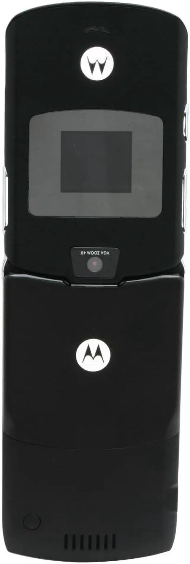 Alt view image 8 of 10 - Motorola RAZR Black Unlocked GSM Cell Phone with Stylish Design (V3) - OEM
