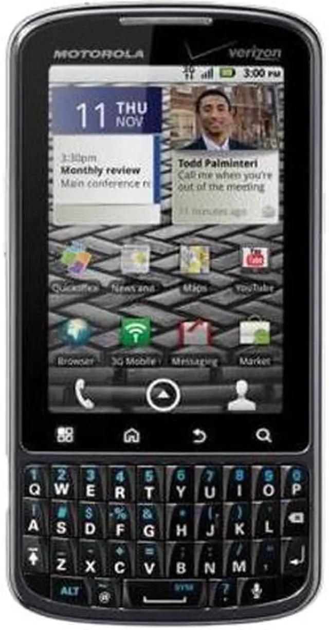 Main image of Motorola Droid Pro XT610 Unlocked GSM Android Cell Phone 3.1" Black