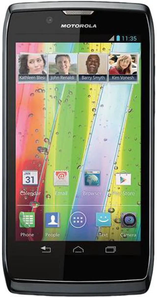 Main image of Motorola Razr V XT886 Unlocked GSM Android Cell Phone 4.3" Black