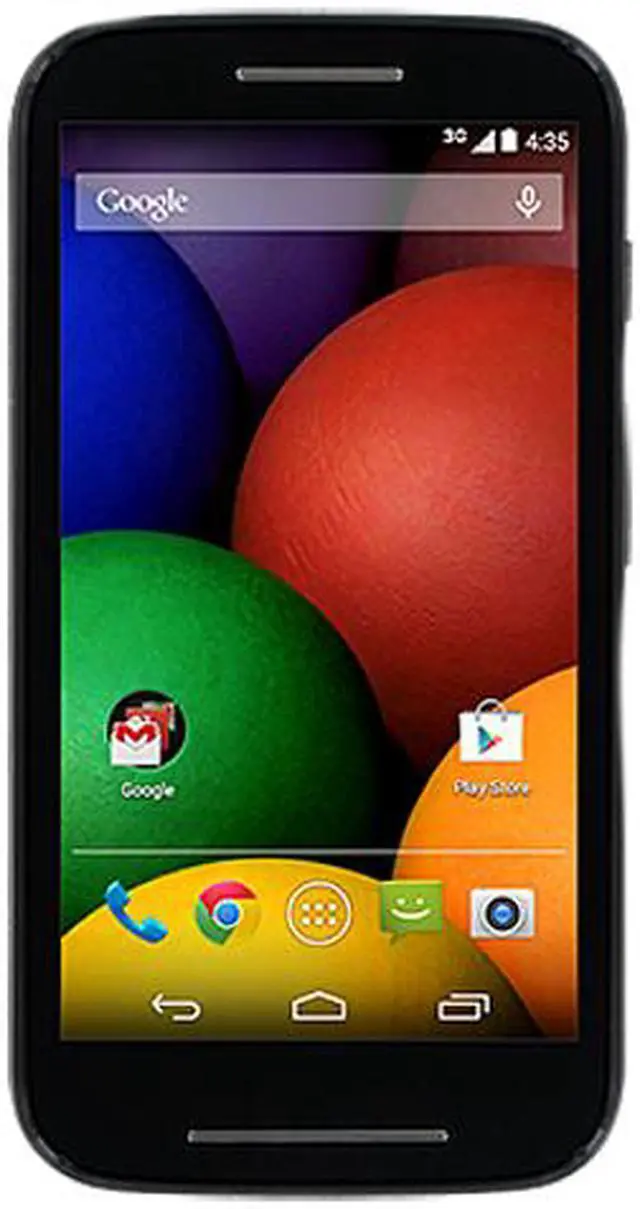 Main image of Motorola Tracfone Moto E Android Cell Phone w/ 600min (200min w/ triple minutes for life handset)