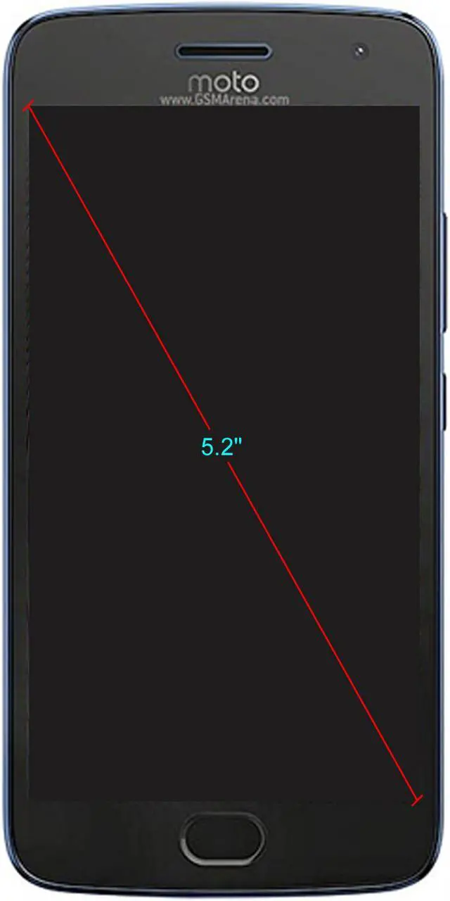 Alt view image 2 of 5 - Moto G5 Plus (5th Gen), 5.2 Inches, FHD IPS, 2GB RAM, 32 GB Storage, Unlocked Cell Phone, US Warranty, Lunar Grey (01110NARTL)