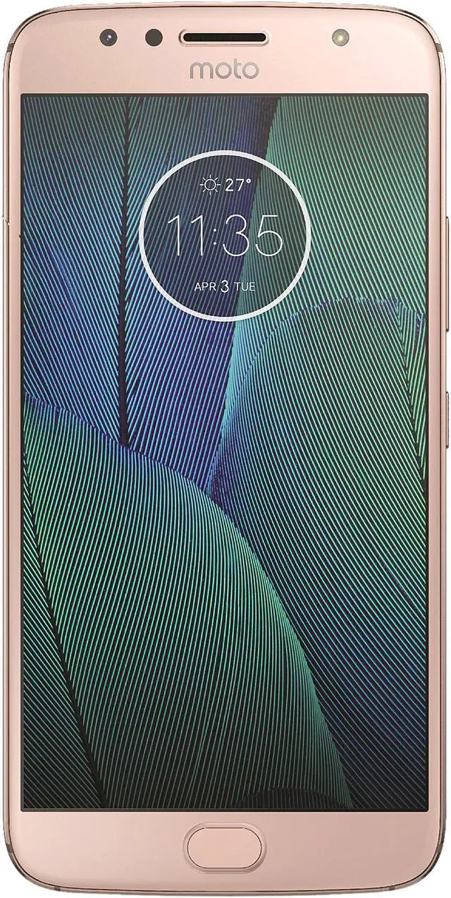 Main image of Moto G5s Plus (Special Edition) Unlocked Smartphone Dual Camera (5.5" Blush Gold, 64GB Storage 4GB RAM) US Warranty