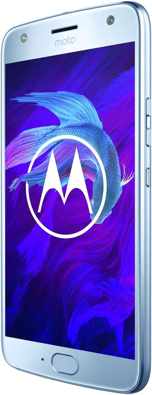 Alt view image 2 of 4 - Moto X4 (4th Gen), 5.2 Inches, FHD LTPS, 3GB RAM, 32GB Storage, Dual Rear Camera, Unlocked Cell Phone, US Warranty, Sterling blue (PA8S0007US)