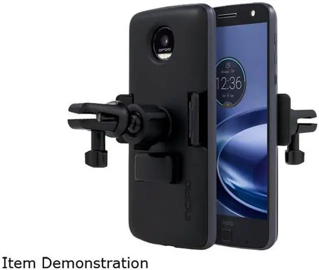 Alt view image 7 of 9 - Moto Z 64GB Lunar Gray Unlocked Smartphone, Tumi Wireless Charging Pack Moto Mod, JBL Soundboost Speaker Moto Mod, & Incipio Vehicle Dock Moto Mod - US Warranty