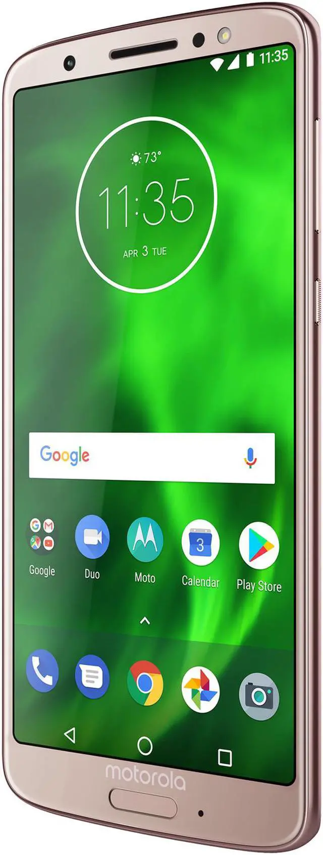 Alt view image 2 of 8 - Motorola Moto G6 4G LTE Unlocked Cell Phone US Version (5.7" Oyster Blush, 32GB 3GB RAM)