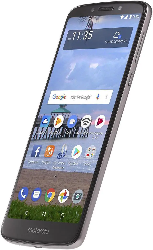 Alt view image 2 of 8 - Motorola Moto E5 Total Wireless Prepaid Cell Phone