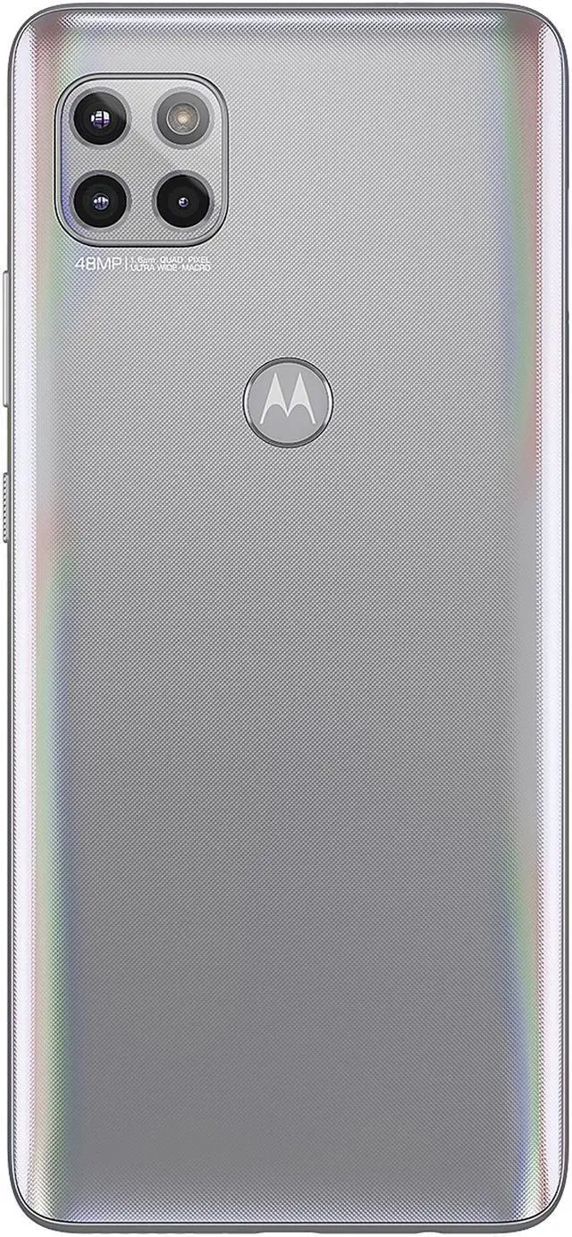Alt view image 11 of 14 - Motorola One 5G Ace 5G Unlocked Cell Phone 6.7" Frosted Silver 6GB RAM