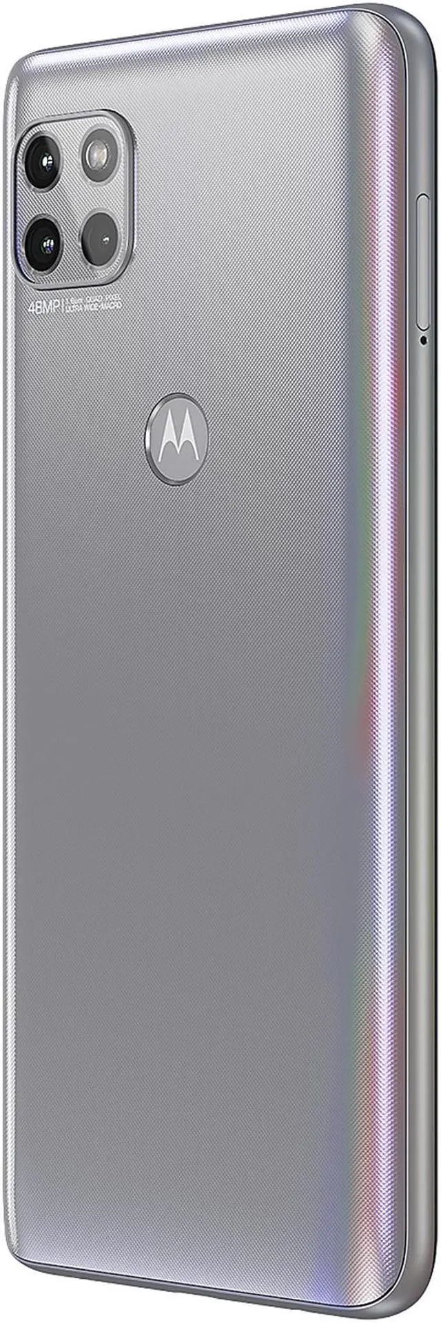Alt view image 10 of 14 - Motorola One 5G Ace 5G Unlocked Cell Phone 6.7" Frosted Silver 6GB RAM