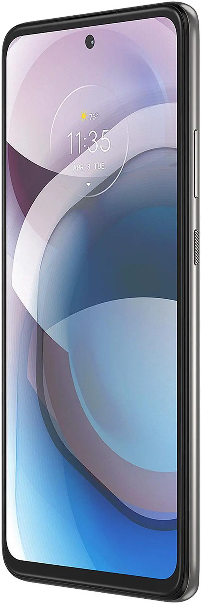 Alt view image 3 of 14 - Motorola One 5G Ace 5G Unlocked Cell Phone 6.7" Frosted Silver 6GB RAM