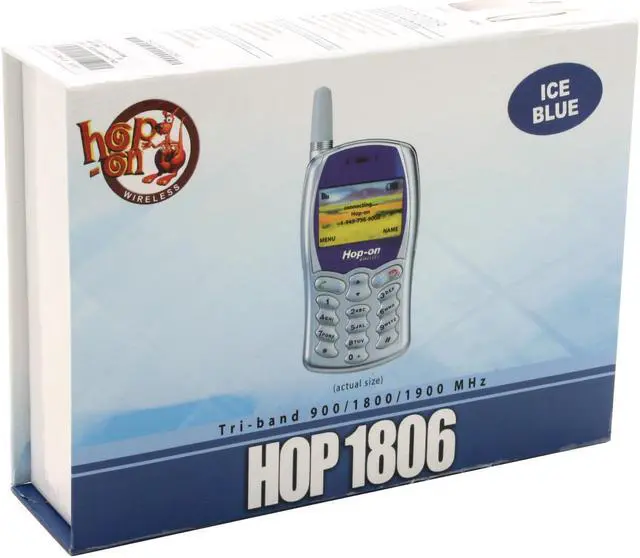 Alt view image 6 of 6 - Hop-on 1806 HOP1806 Ice Blue Unlocked GSM Mobile Phone Ice Blue