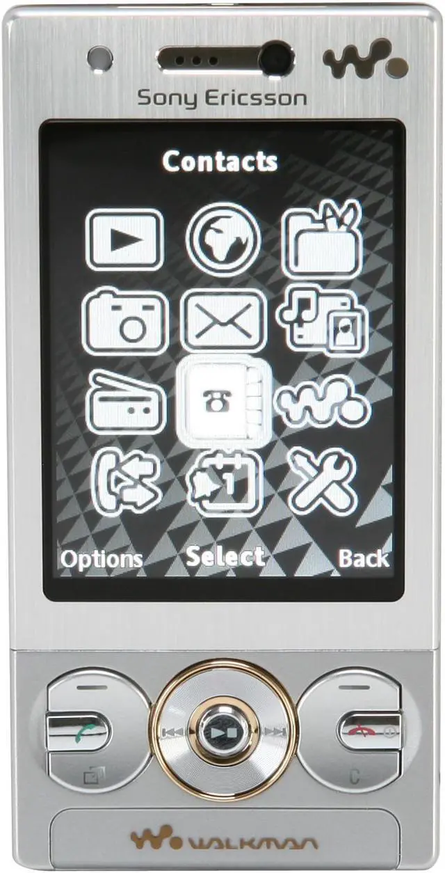 Main image of Sony Ericsson W705a Silver 3G Unlocked Slider  phone with 3.2 MP Camera
