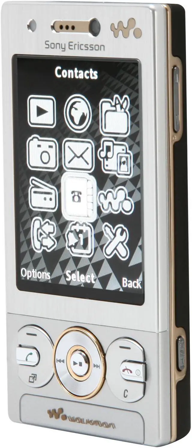 Alt view image 3 of 9 - Sony Ericsson W705a Silver 3G Unlocked Slider  phone with 3.2 MP Camera