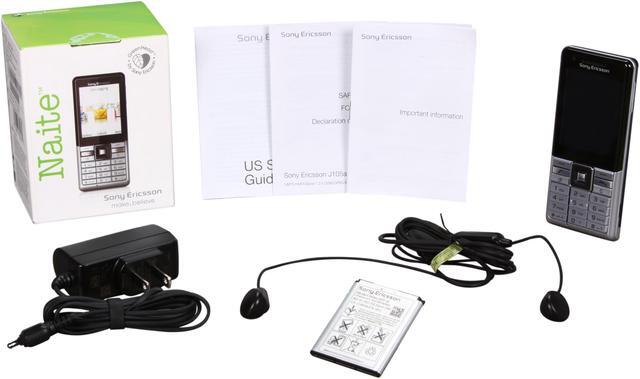 Alt view image 7 of 7 - Sony Ericsson Naite Silver Unlocked 3G GSM Bar Phones with 2.0 MP Camera (J105A)