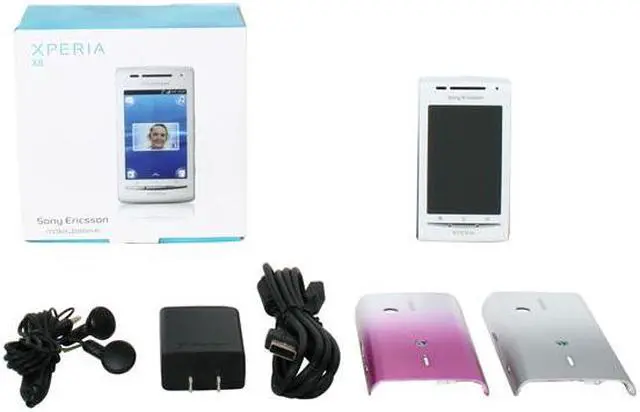 Alt view image 6 of 6 - Sony XPERIA X8 Dark Blue/Pink/Silver 3G Unlocked GSM Smart Phone w/ Android OS / 3" Touch Screen / 3.2 MP Camera / GPS / Bluetooth v2.1 (E15a)