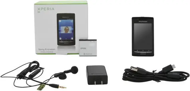 Alt view image 11 of 11 - Sony XPERIA X8 Black 3G Unlocked GSM Smart Phone w/ Android OS / 3" Touch Screen / 3.2 MP Camera (E15A)
