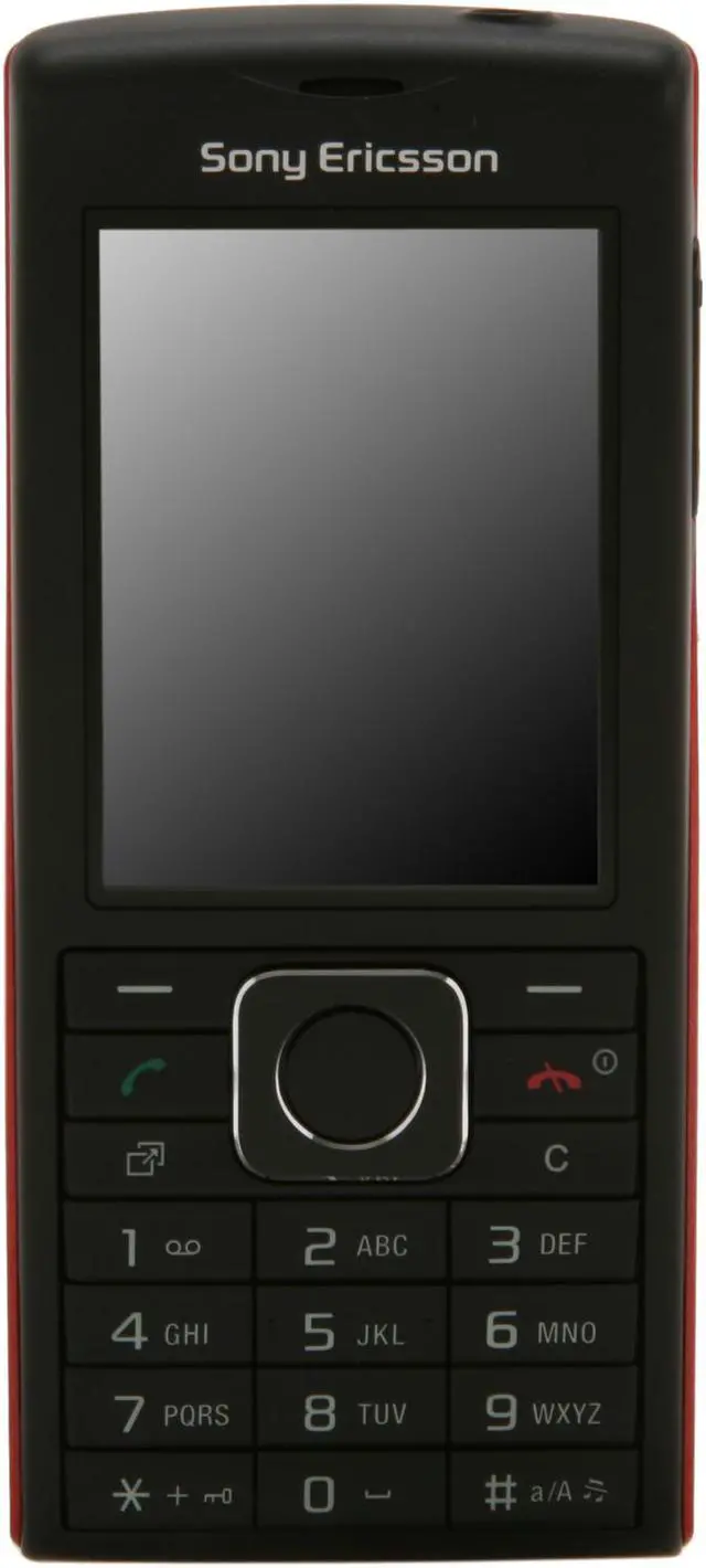Alt view image 2 of 8 - Sony Ericsson Cedar Black / Red Unlocked GSM Bar Phone with 2MP Camera / Bluetooth (J108a)
