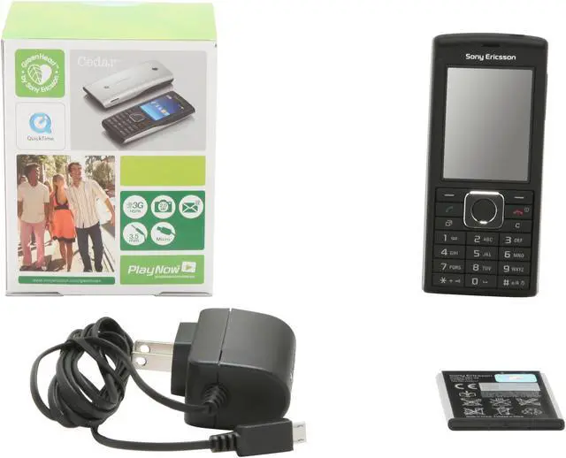 Alt view image 7 of 7 - Sony Ericsson Cedar Silver Unlocked GSM Bar Phone w/ 2.2" LCD Display / 2MP Camera / Eco Friendly Phone (J108a)
