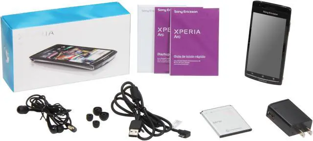 Alt view image 8 of 8 - Sony Ericsson Xperia Arc Midnight Blue 3G Unlocked GSM Android OS Smart Phone w/ 4.2" Multi-Touch Reality Display / Mobile BRAVIA Engine / 8.1 MP w/HD Video Capture / Bluetooth v2.1 w/A2DP (LT15a)