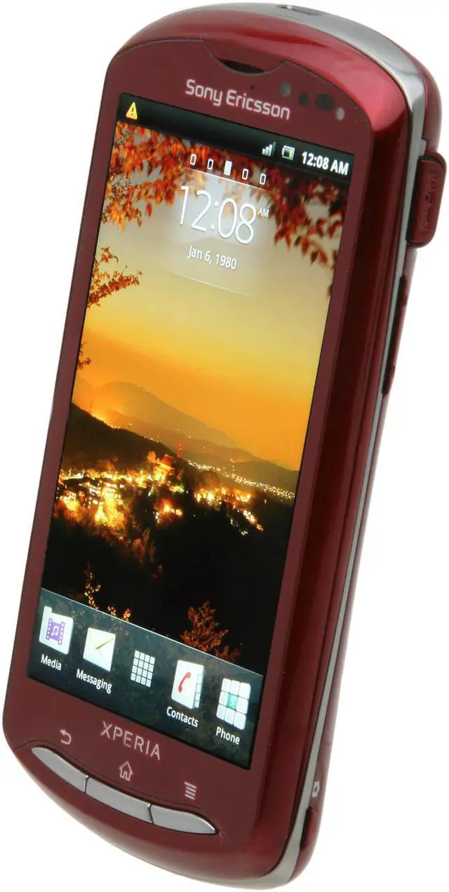 Alt view image 2 of 9 - Sony Ericsson Xperia Pro Red GSM Unlocked Android Smart Phone W/Full QWERTY Keyboard / 8.1 MP Camera w/HD Video Capture / Bluetooth v2.1 w/A2DP (MK16a)