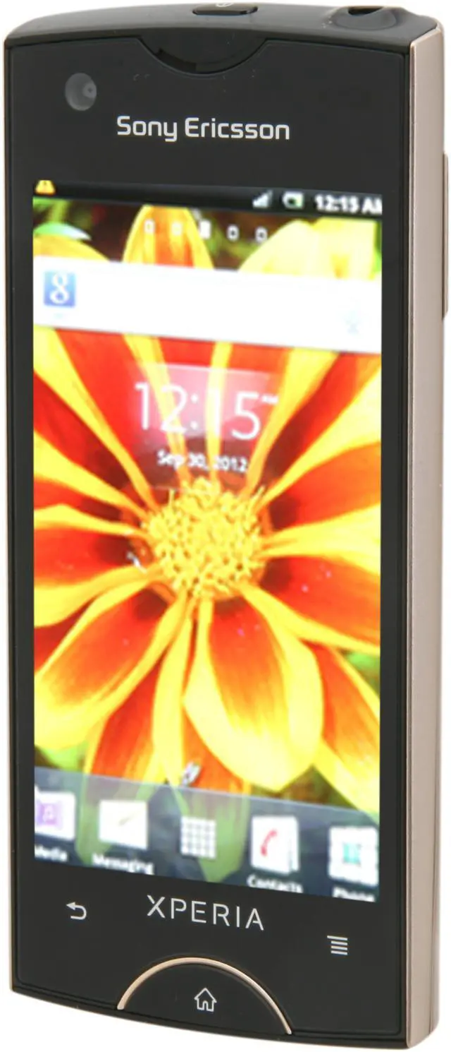 Alt view image 2 of 7 - Sony Ericsson Xperia ray Gold 3G Unlocked GSM Android Smart Phone w/ Android OS 2.3 / 3.3" Touch Screen / 8.1MP Camera (ST18a)