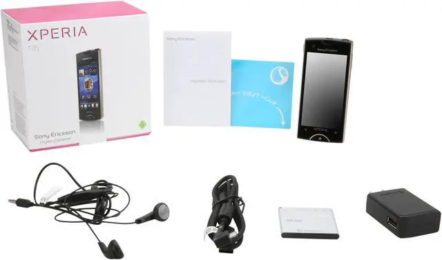 Alt view image 7 of 7 - Sony Ericsson Xperia ray Gold 3G Unlocked GSM Android Smart Phone w/ Android OS 2.3 / 3.3" Touch Screen / 8.1MP Camera (ST18a)