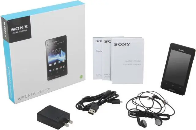 Alt view image 8 of 8 - Sony Xperia advance ST27a Unlocked Cell Phone 3.5" Black