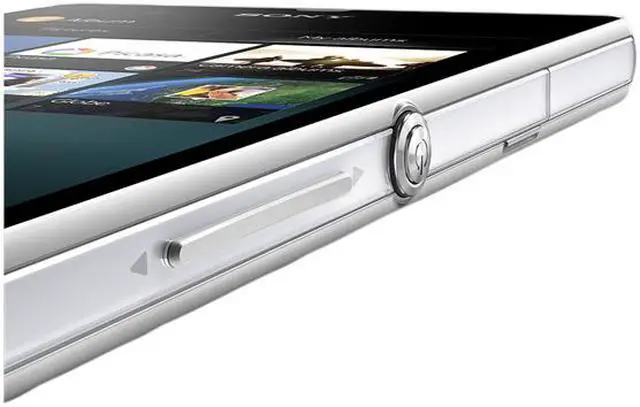 Alt view image 7 of 9 - Sony Xperia Z C6602 HSPA+ White 4G Quad-Core 1.5GHz 16GB Unlocked Water Resistance Cell Phone U.S. Warranty