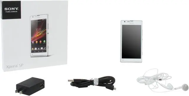 Alt view image 7 of 7 - Sony Xperia SP HSPA C5302 Unlocked Cell Phone 4.6" White
