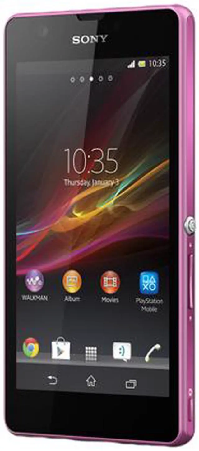 Alt view image 2 of 6 - Sony Xperia ZR C5502 8GB Unlocked Water-Proof Cell Phone 4.55" Pink