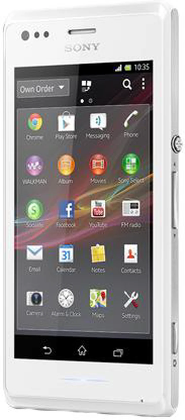 Alt view image 2 of 5 - Sony Xperia M C1904 Single SIM Unlocked Cell Phone 4.0" White
